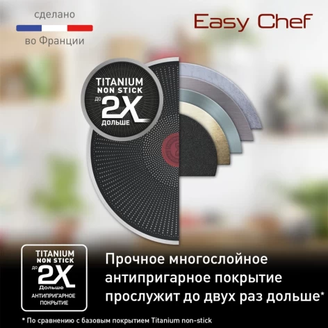 Сковорода TEFAL Easy Chef 26 см G2700572