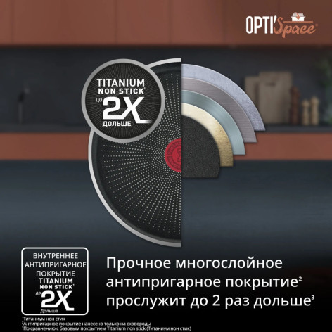 Набор посуды TEFAL 6 предметов G720S604