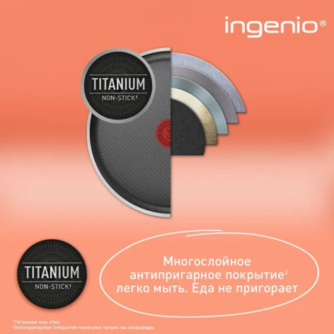 Набор посуды TEFAL 4 предмета L881S404