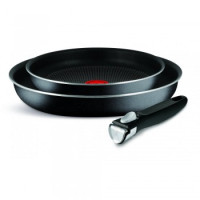 Набор посуды TEFAL INGENIO BLACK из 3 пр. 24/28см 04131820